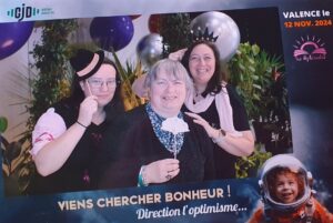 CJD Valence optimisme - photo prise sur le Photobooth