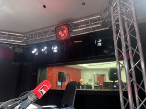 Le studio d'enregistrement du podcast Very Good Trip sur France Inter