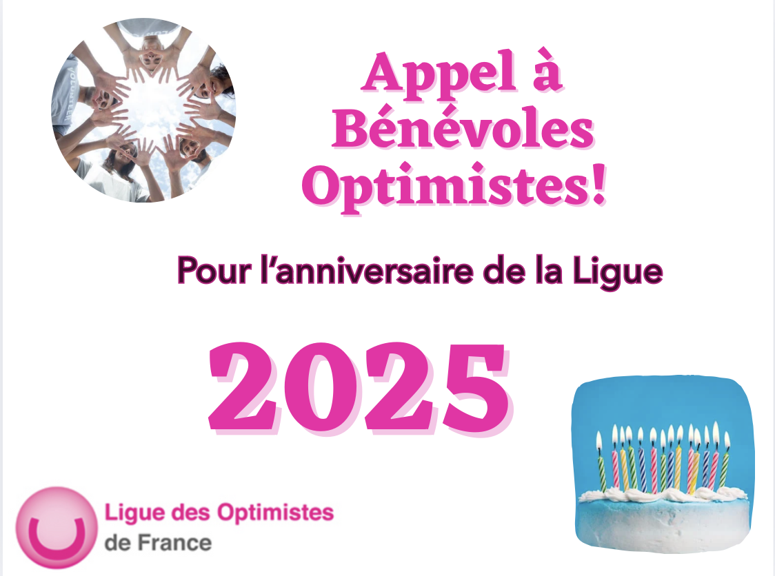 Appel à bénévoles optimistes