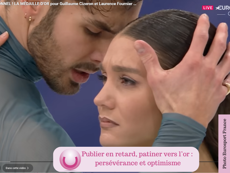 Optimisme et persévérance - Un article sur la médaille d'or obtenue par Guillaume Cizeron et Laurence Fournier Beaudry