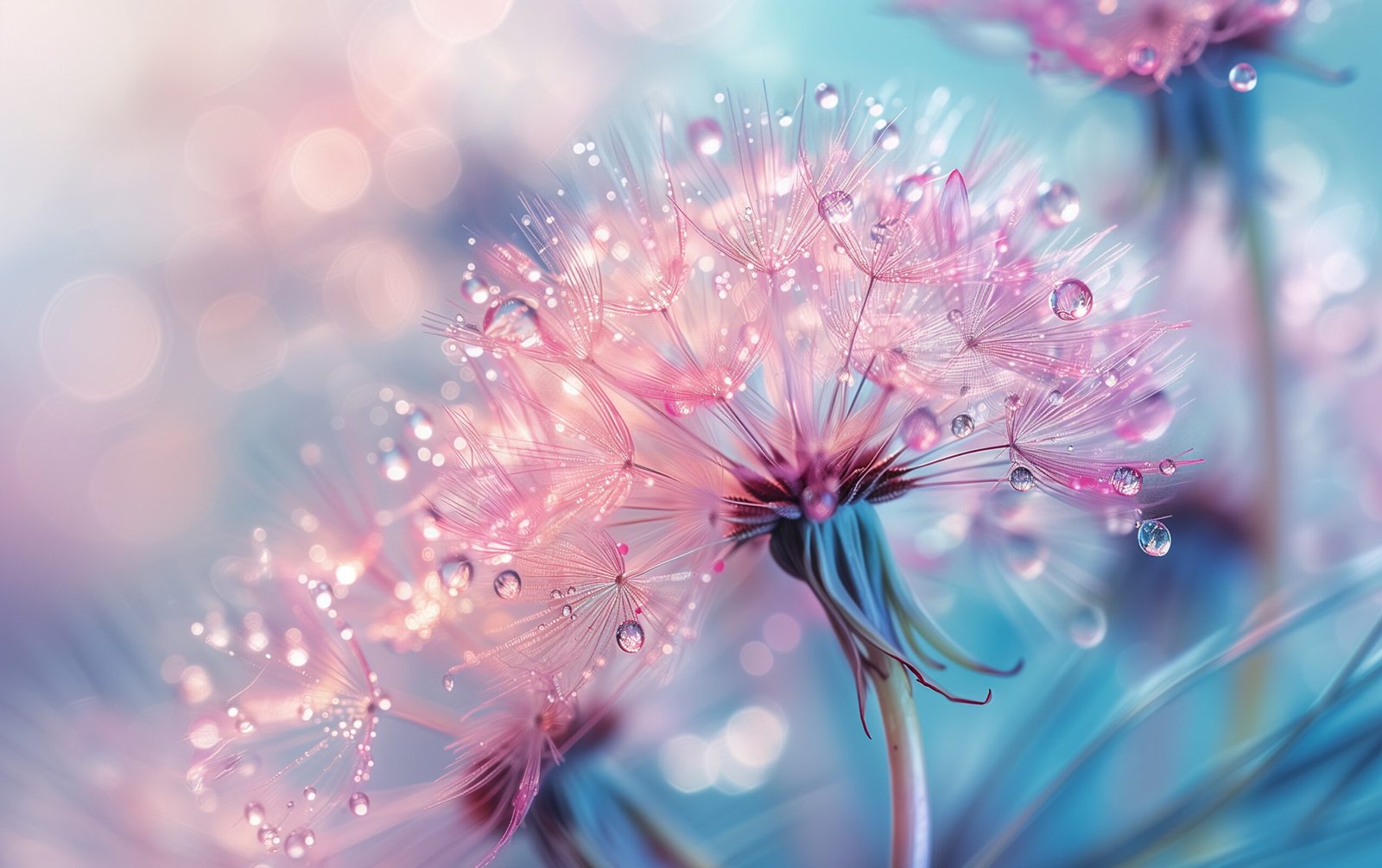 pissenlit rose symbolisant l'optimisme en mouvement